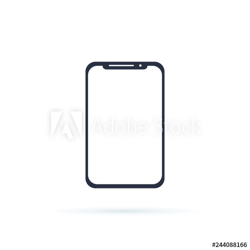 500x500 Phone Icon Vector Call Icon Vector Mobile Phone Smartphone