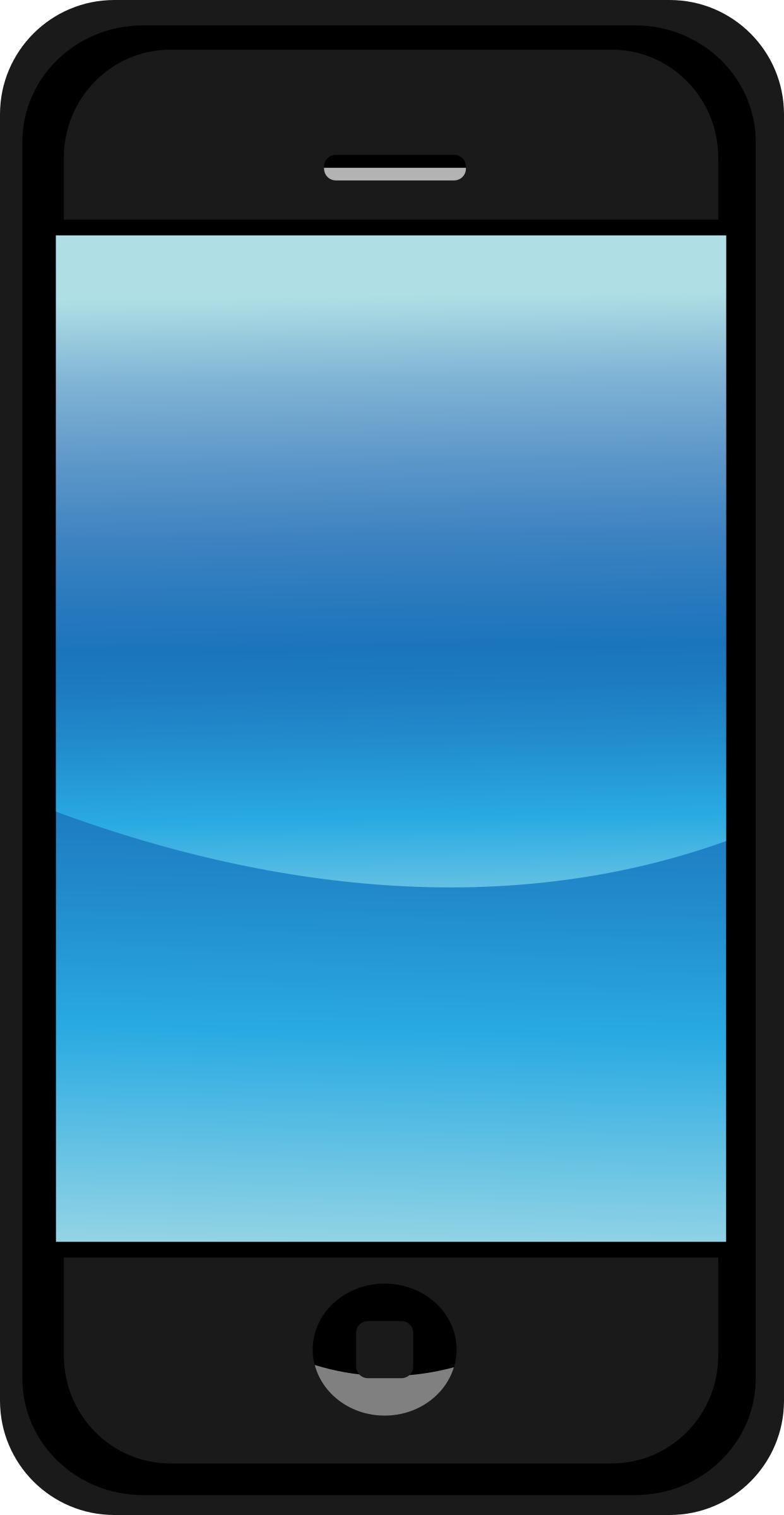 1242x2400 Modern Touch Phone Mobile Icons Png