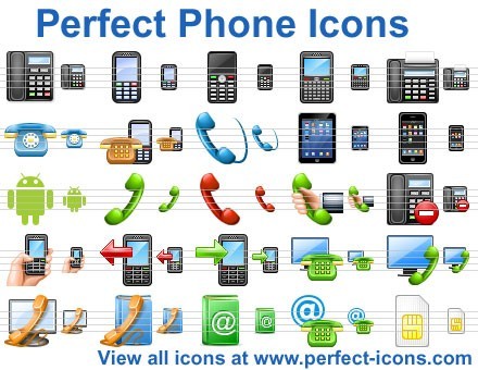 Perfect Phone Icons Shareware Download 440x340 Perfect Phone Icons Shareware Download