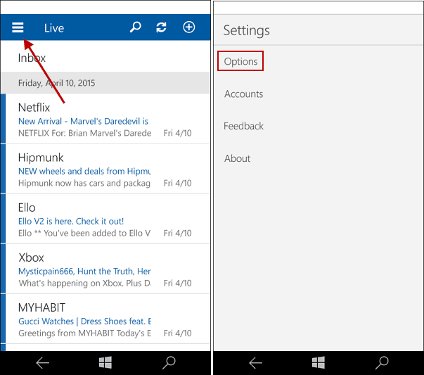 Windows Mobile Change The Outlook Mail Signature 603x533 Windows Mobile Change The Outlook Mail Signature