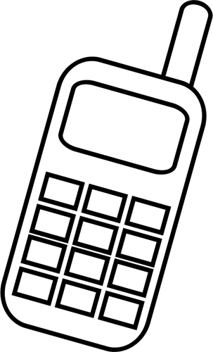 Mobile Phone Icon Vector