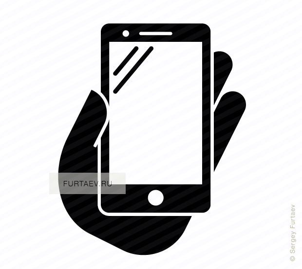 620x553 Phablet In Hand Vector Icon