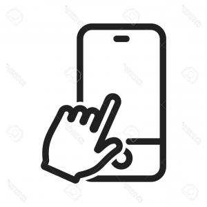300x300 Stock Illustration Phone Icon Vector Call Icon Hoodamathrun