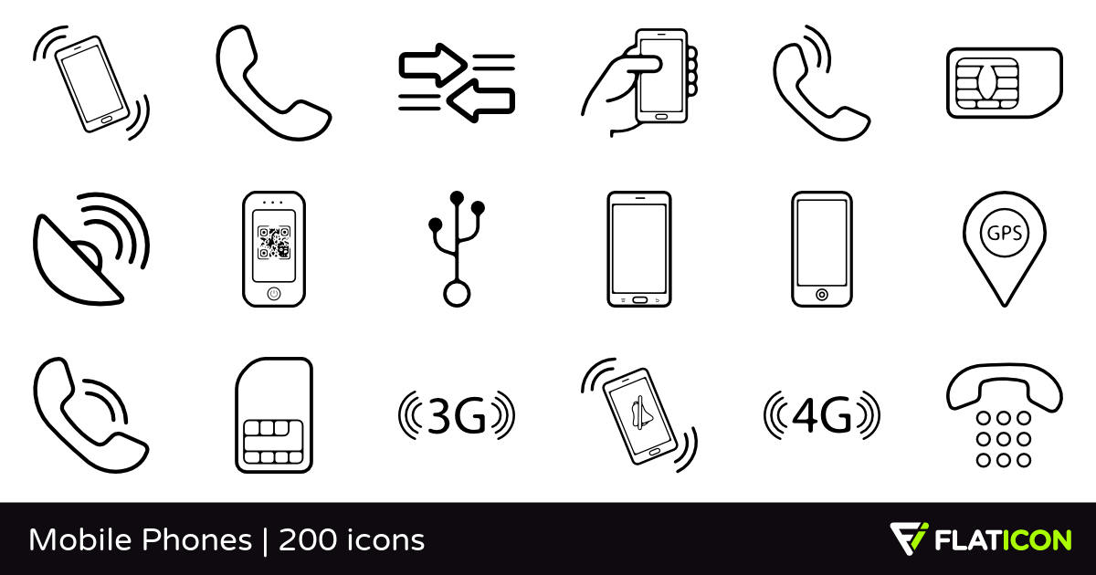 1200x630 Mobile Phones Free Icons