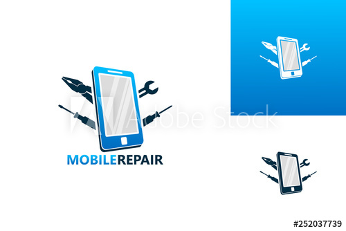 500x334 Mobile Repair Logo Template Design Vector, Emblem, Design Concept