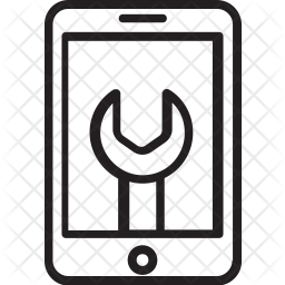 256x256 Mobile Service Icon Of Line Style