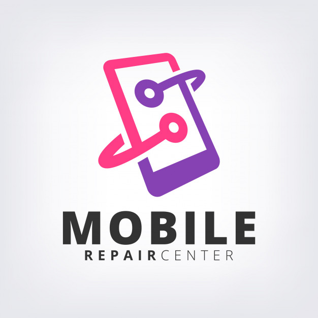 626x626 Purple Mobile Phone Fix Repair Logo Icon Template Vector