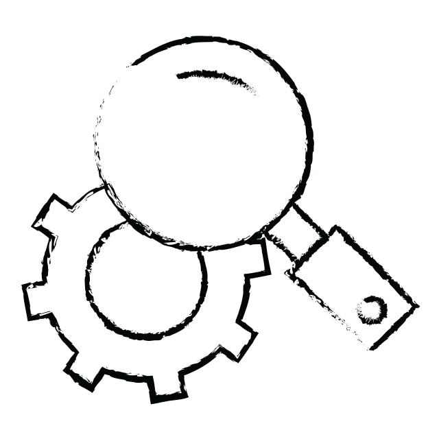 640x640 Vector Search Icon In Creative Design With Elements For Mobile