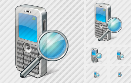 432x276 Mobile Phone Search Icon Vista Artistic Professional Stock Icon