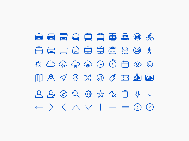 800x600 Mobility Icon Set