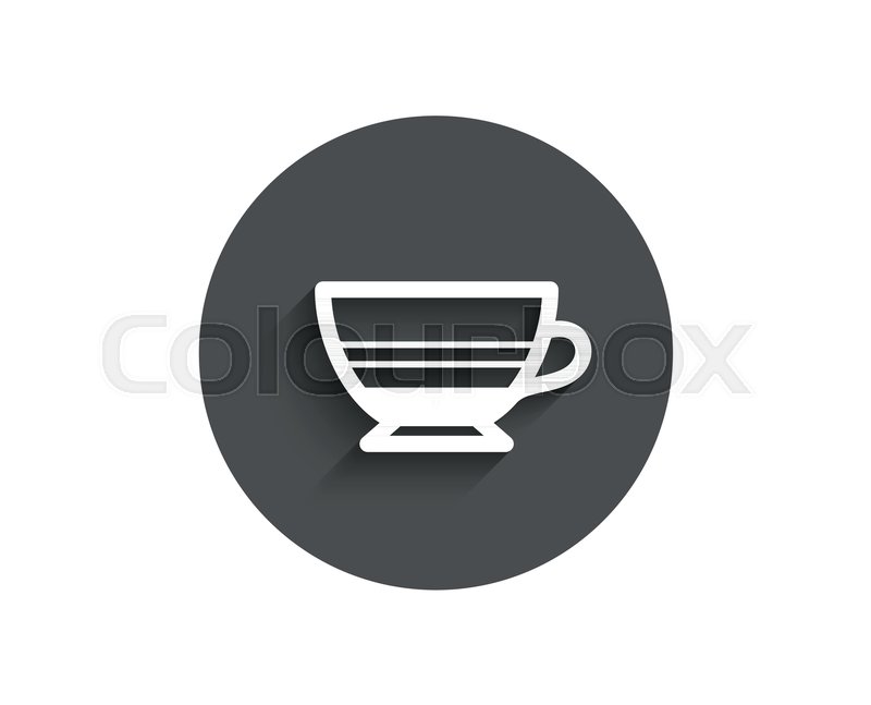 800x647 Mocha Coffee Icon Hot Drink Sign Stock Vector Colourbox