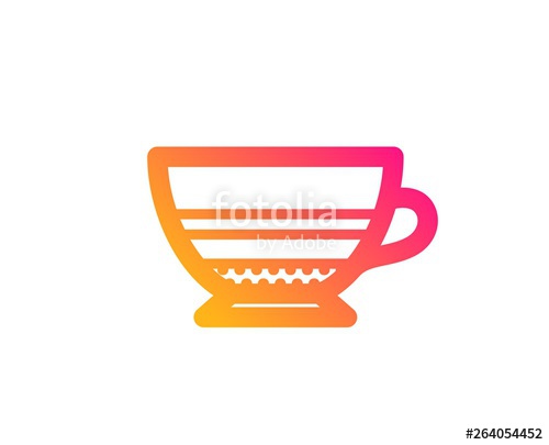 500x405 Mocha Coffee Icon Hot Drink Sign Beverage Symbol Classic Flat