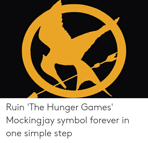 500x485 Ruin 'the Hunger Games' Mockingjay Symbol Forever In One Simple