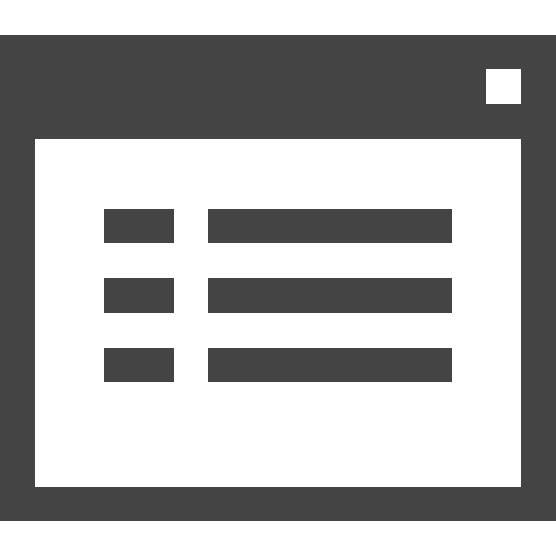 512x512 Modal List Icons Free Download