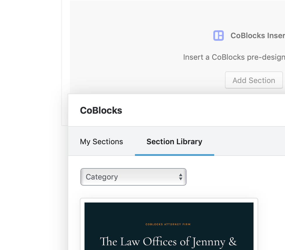 978x858 Replace The Coblocks Heading In The Modal With Our Icon Issue