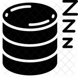 256x256 Sleep Mode Icon Of Glyph Style