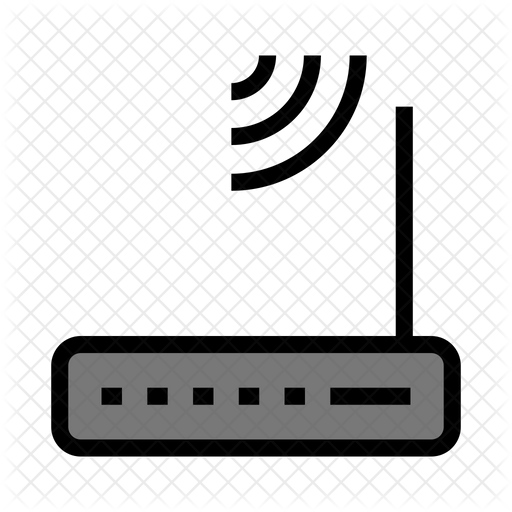 512x512 Modem Icon Of Colored Outline Style