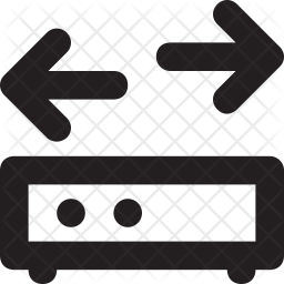 256x256 Modem Icon Of Line Style
