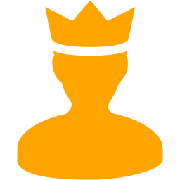 256x256 Orange Moderator Icon