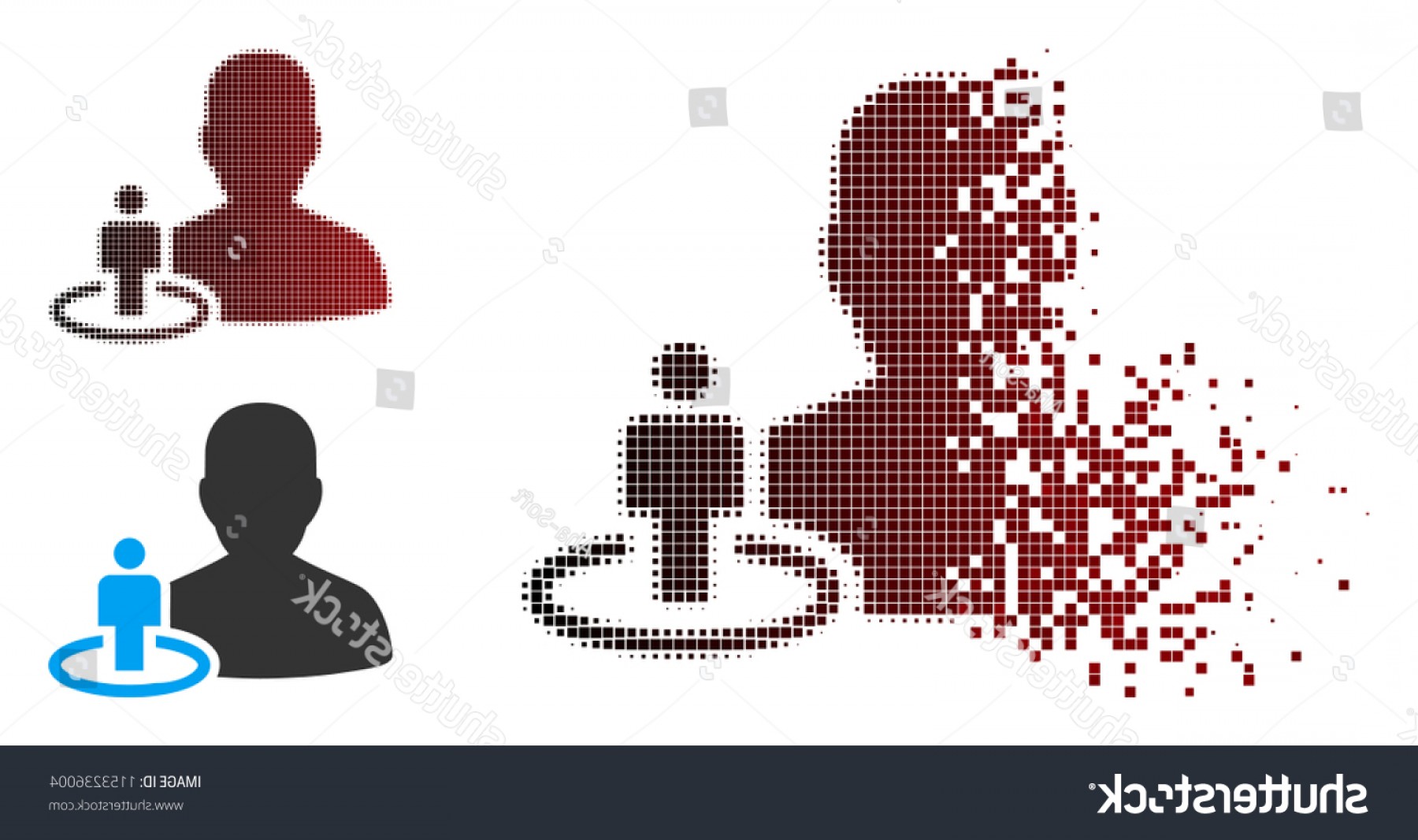 1800x1066 Vector Portal Moderator Icon Fractured Pixelated Soidergi