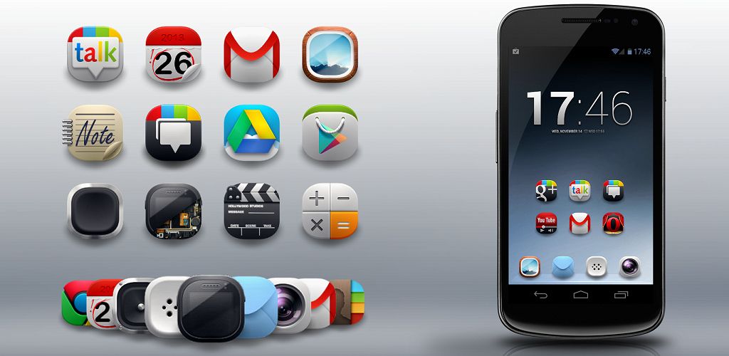1024x500 Modern Android Icons Pack Android Icons