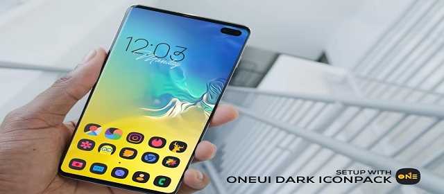 640x280 Apk Full One Ui Dark Icon Pack Apk