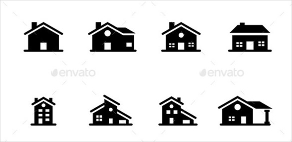 Modern Home Icon 585x286 Modern Home Icon