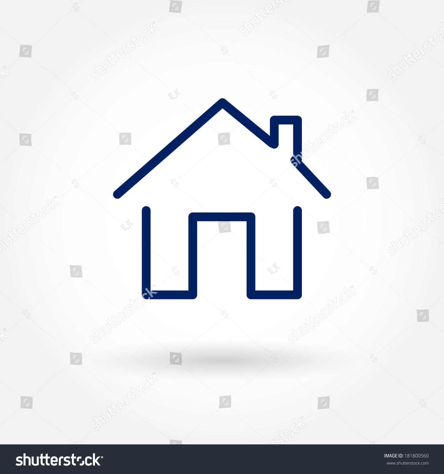 Modern Home Icon 1500x1600 Modern Home Icon