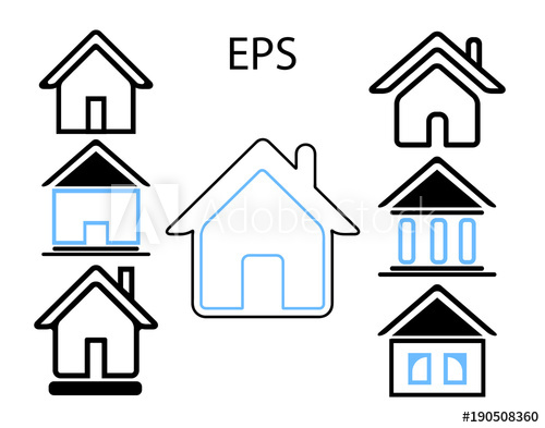 Modern Home Icon 500x393 Modern Home Icon