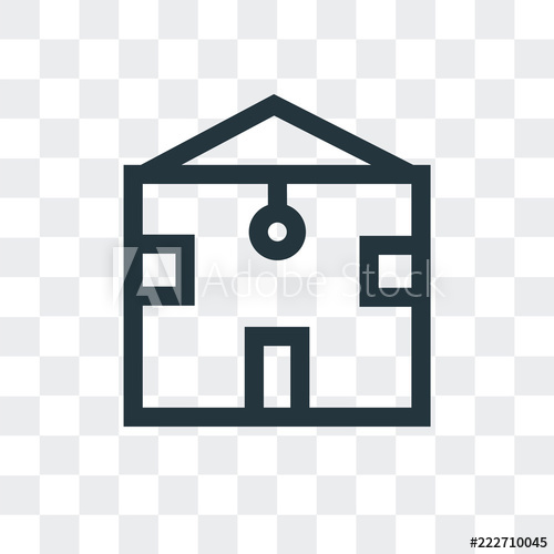 500x500 Home Icon Isolated On Transparent Background Modern And Editable