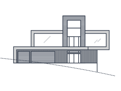 400x300 Modern House Icon