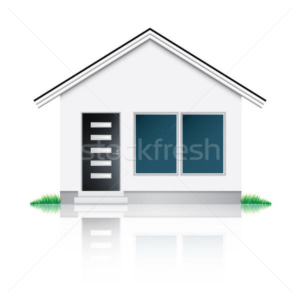 600x600 Modern House Icon Vector Illustration Mats Peter Forss