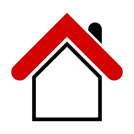 450x450 Modern House Icon Simple Design Element For Web, Print Etc