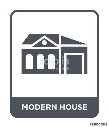 430x500 Modern House Icon Vector Stock Image And Royalty Free Vector