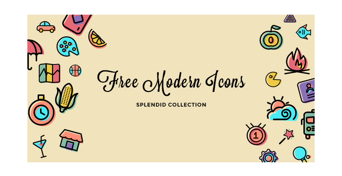 700x360 The Splendid Collection Of Free Modern Icon Sets Themes