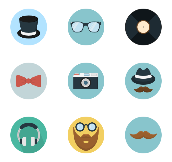 600x564 Modern Icon Packs