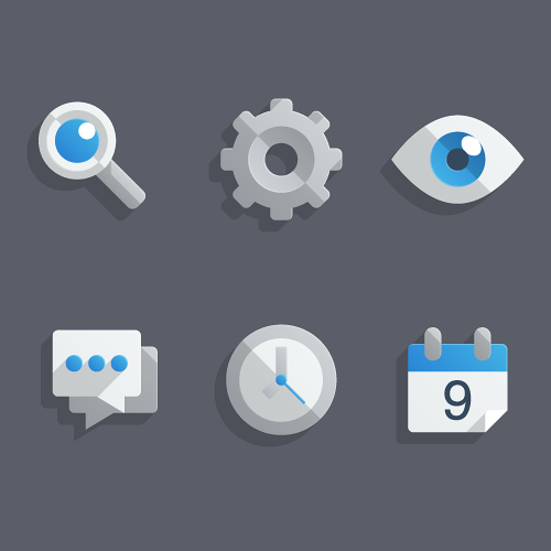 500x500 Create A Set Of Almost Flat Modern Icons In Adobe Illustrator