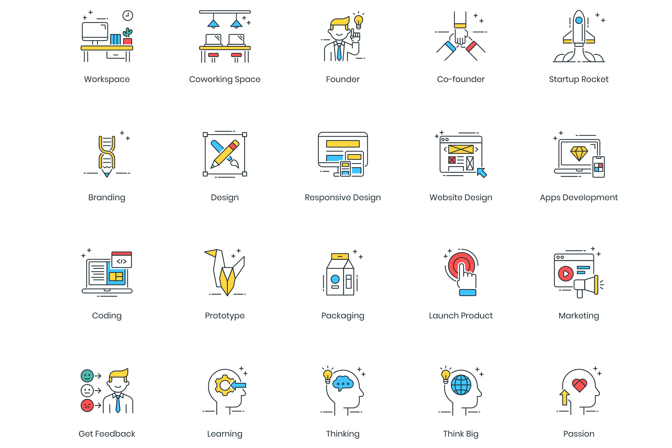 2340x1560 Startup Modern Icons