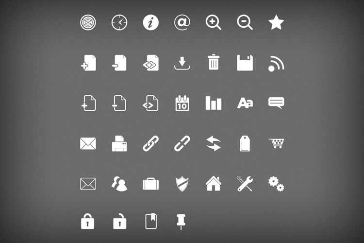 750x500 Modern Vector Icons Pack Design Panoply