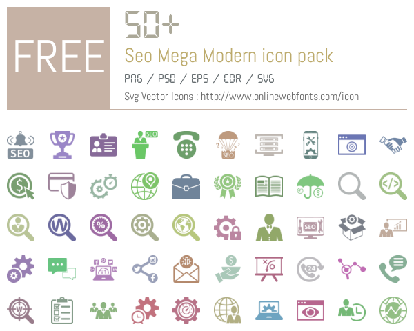 600x480 Seo Mega Modern Icons Packs Free Downloads