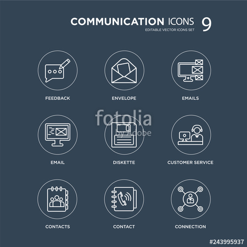 500x500 Feedback, Envelope, Contacts, Customer Service, Diskette, Emails