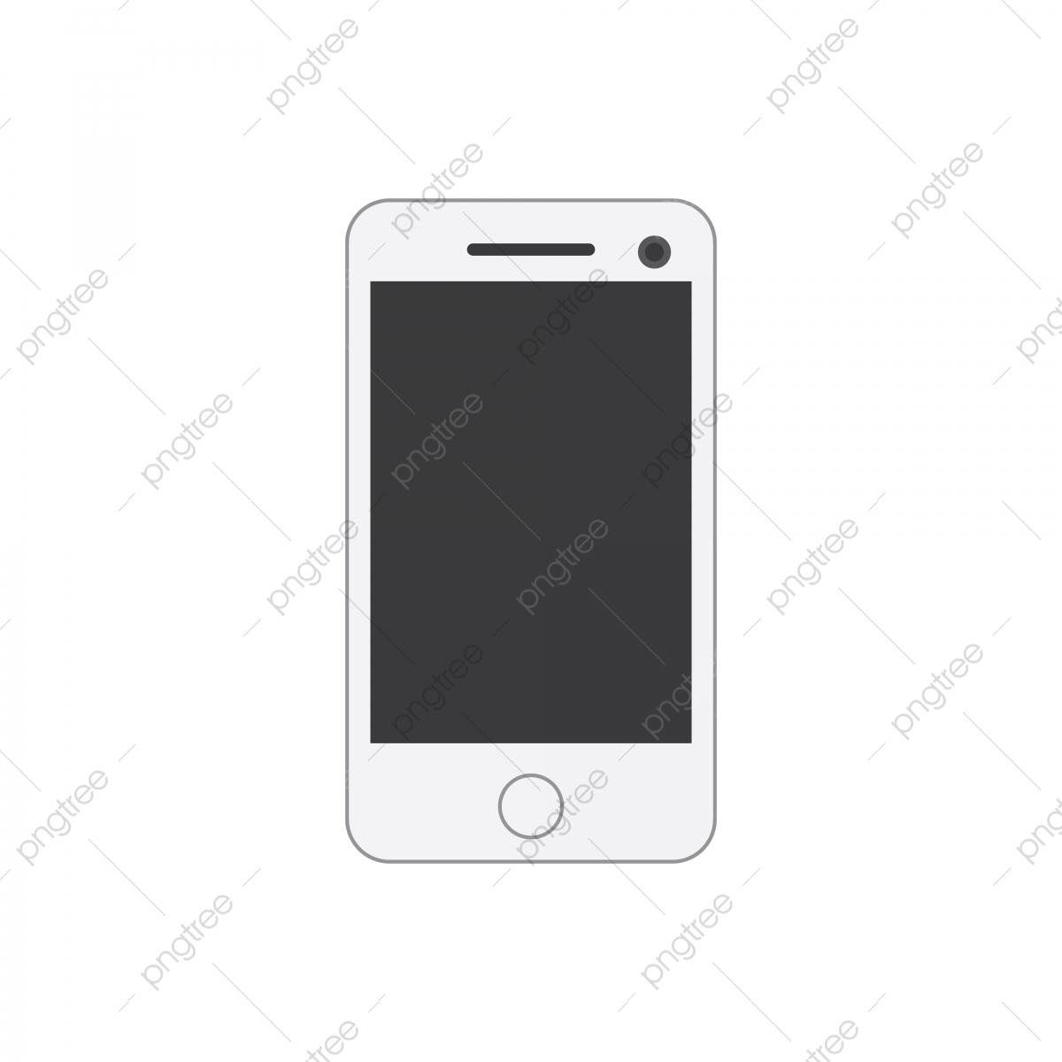Vector Illustration Modern Phone Icon Design White Color Clip Art 1200x1200 Vector Illustration Modern Phone Icon Design White Color Clip Art