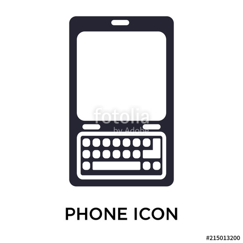 Phone Icon On White Background Modern Icons Vector Illustration 500x500 Phone Icon On White Background Modern Icons Vector Illustration