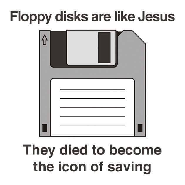 630x630 Fabian Ropars On Twitter Floppy Disk Are Like Jesus They Died