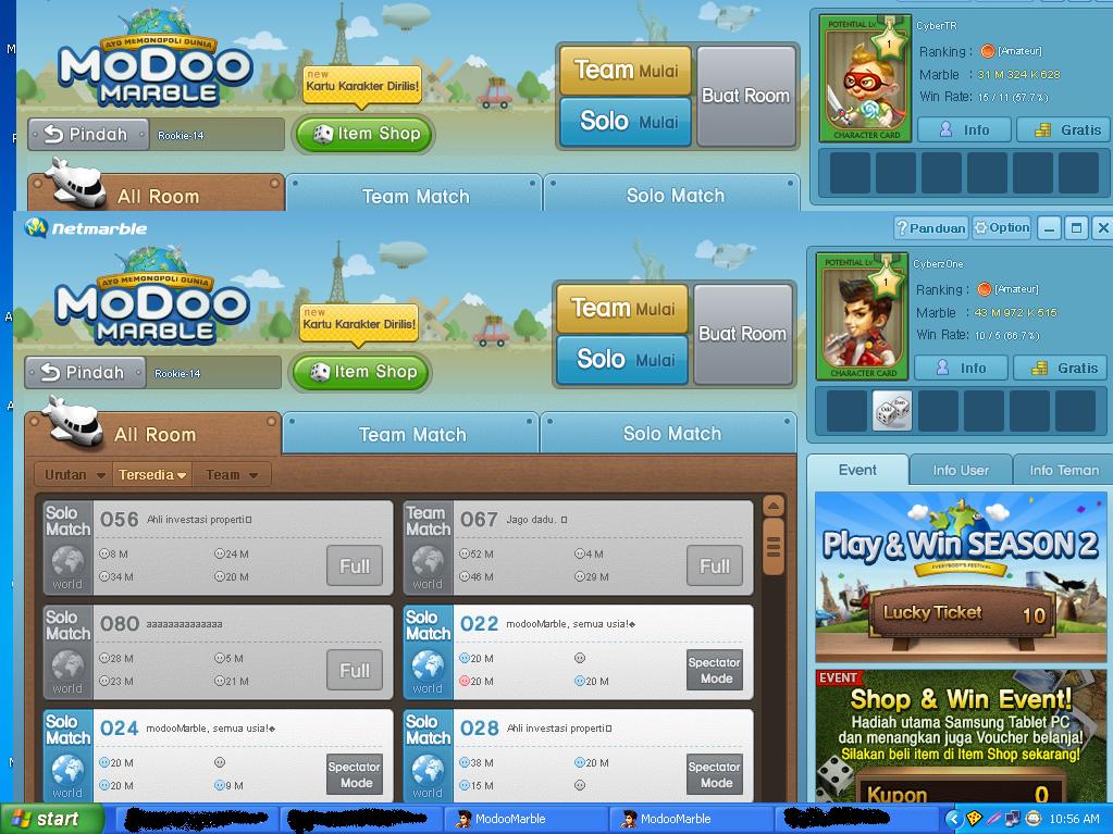 1023x767 Cara Dual Login Di Game Modoo Marble Tutorial