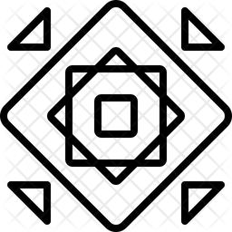 256x256 Modular Icon Of Line Style