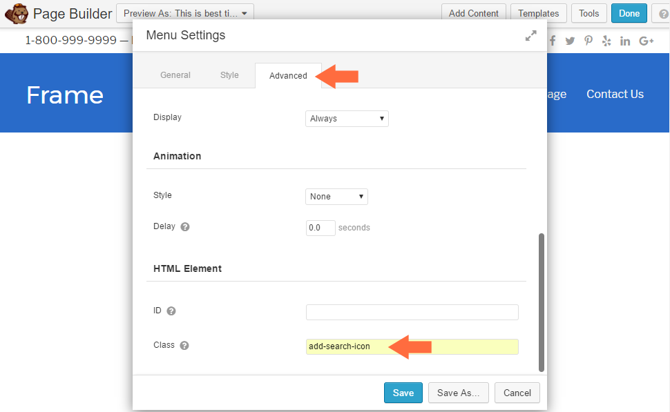970x597 Adding The Toggle Search Icon
