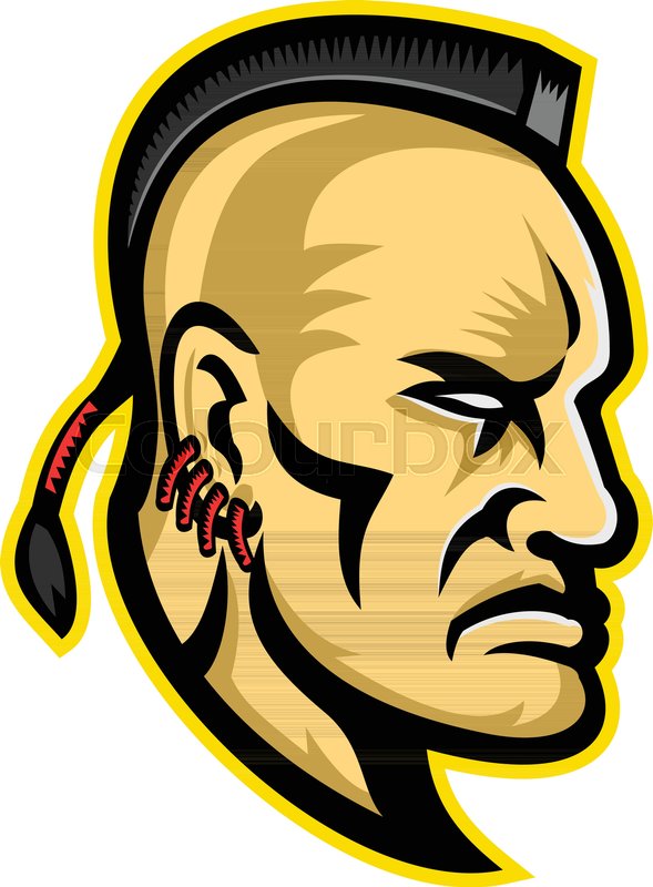 589x800 Mascot Icon Illustration Of Head Of Stock Vector Colourbox