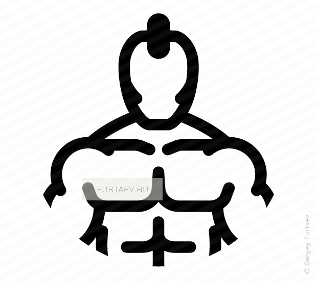 620x553 Warrior Vector Icon