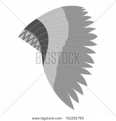 450x470 Mohawk Indian Icon Monochrome Singe Wes